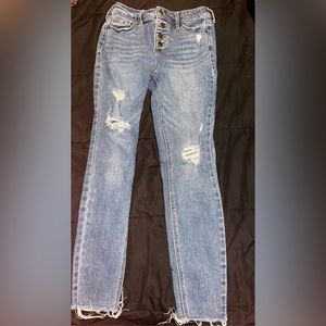 old navy jeans, size 2, high rise